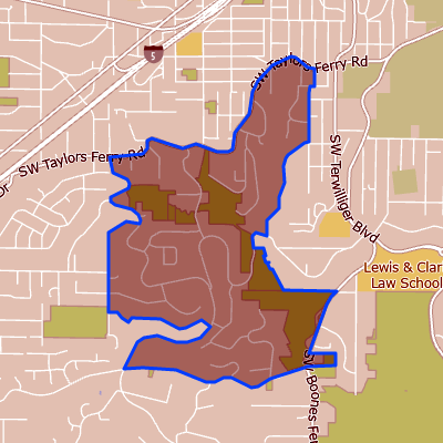 map of bridlemile