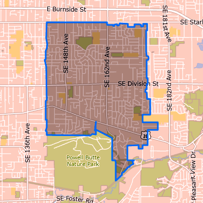 map of Centennial
