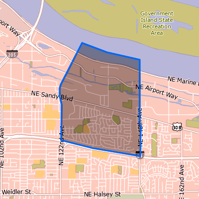map of argay terrace