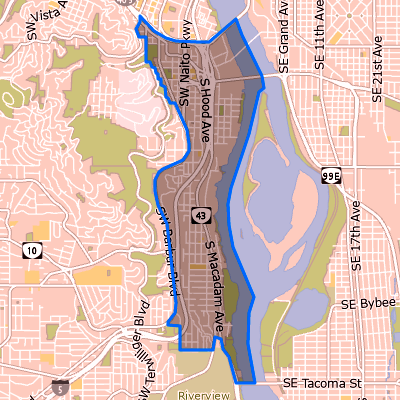map of south portland