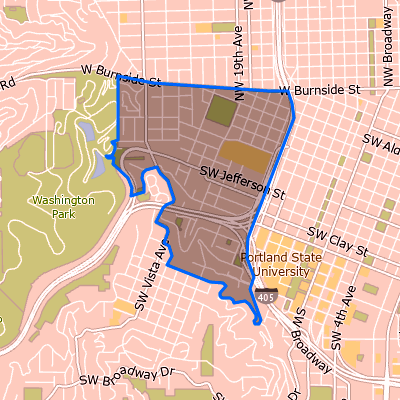 map of goose hollow