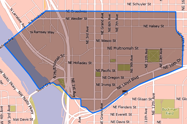 map of Lloyd District